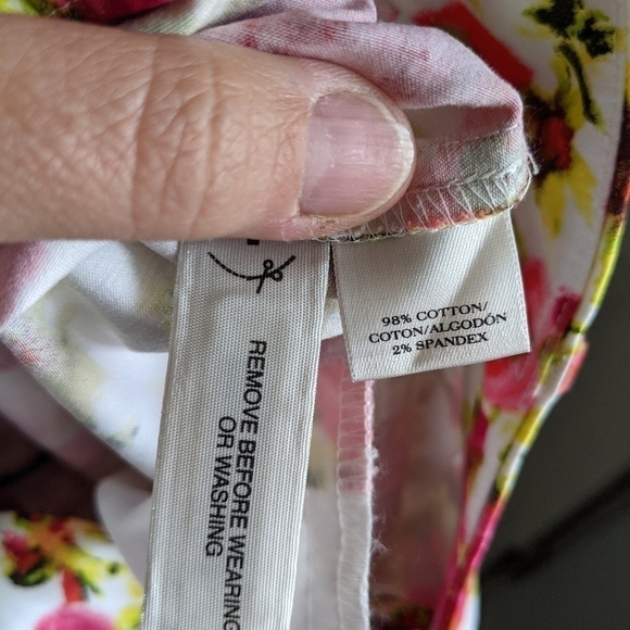 NWT Floral Straight Narrow Crop Maximalist Pants Pink Summer - Picture 13 of 15